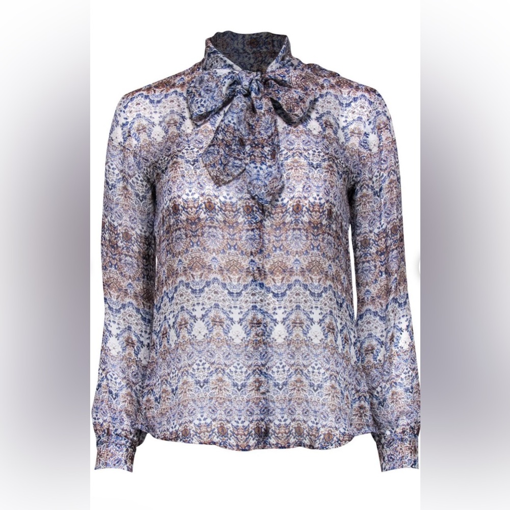L’agence silk blouse
